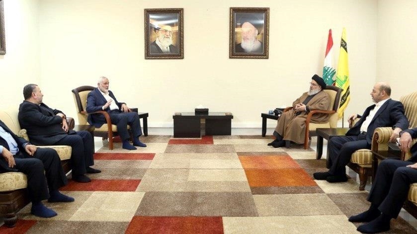 Nasrallah et Haniyeh discutent des développements en Palestine et au Liban