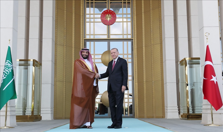 Совместное заявление по итогам переговоров президента Турции и наследного принца Саудовской Аравии