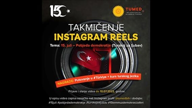 Instagram Reels takmičenje: 15. juli – Pobjeda demokratije (Turskoj za ljubav)