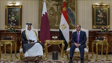 أمير قطر يصل مصر في زيارة هي الأولى منذ 2015