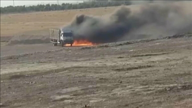 تدمير شاحنة مفخخة تابعة لـ "واي بي جي" الإرهابي شمالي سوريا