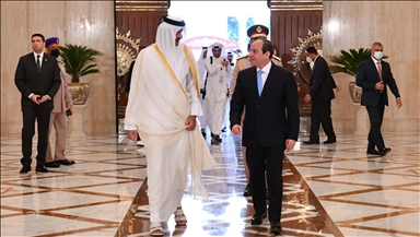Egypt's Sisi hails Qatar ruler’s visit to Cairo