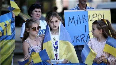 Украинцы Аданы требуют освобождения пленных военнослужащих
