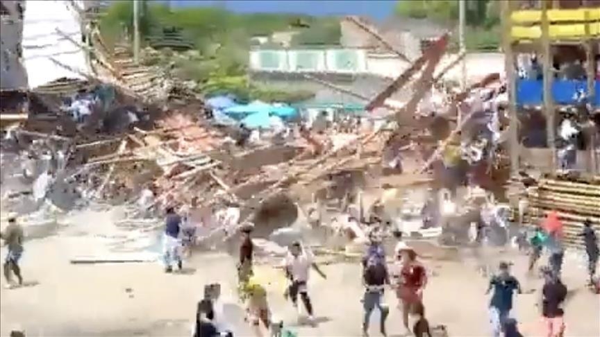 Lima tewas dan ratusan terluka saat tribun adu banteng runtuh di Kolombia