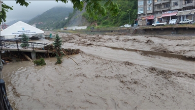 Обилните дождови предизвикаа поплави во турската област Кастамону