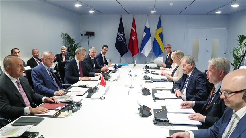 Përfundojnë bisedimet mes Türkiye-s, NATO-s, Finlandës dhe Suedisë