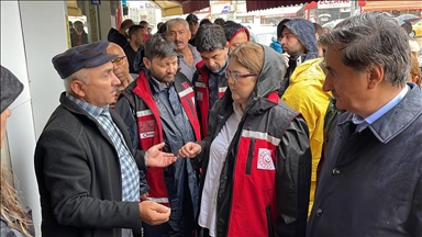Bakan Yanık sağanaktan etkilenen Karabük'te incelemelerde bulundu