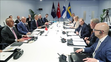 Hevdîtina çar alî ya NATO-Tirkiye-Swêd-Fînlandiyayê destpê kir