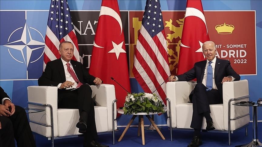 Serokomar Erdogan û Serokê DYAyê Biden civiyan