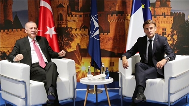 Fin de la rencontre Erdogan-Macron en marge du sommet de l'OTAN
