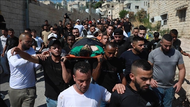تشييع جثمان فلسطيني قتله الجيش الإسرائيلي شمالي الضفة