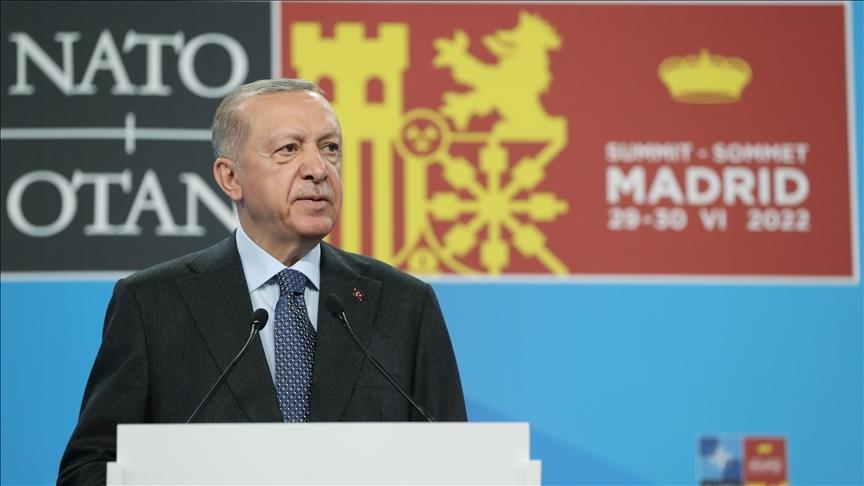 Erdogan: "Le mémorandum avec la Finlande et la Suède est une victoire diplomatique pour la Türkiye" 