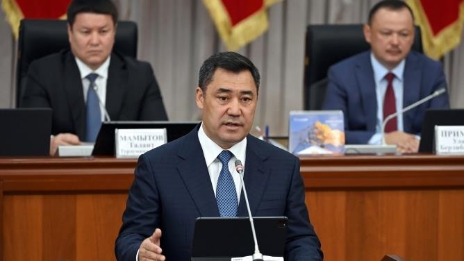 Жапаров призвал двигаться в направлении всеобщего развития Кыргызстана