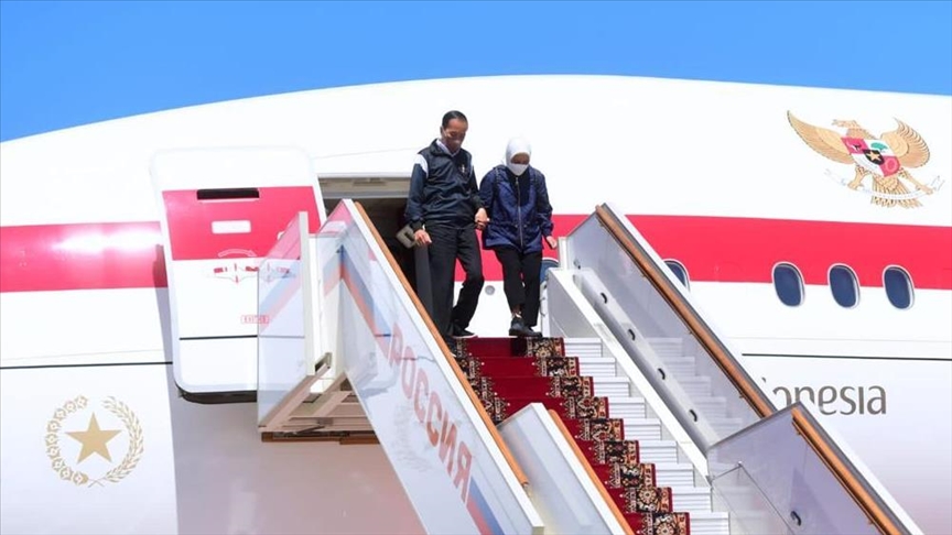 Presiden Jokowi tiba di Moskow, Rusia