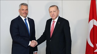 أردوغان يلتقي رئيس الوزراء النمساوي على هامش قمة زعماء الناتو