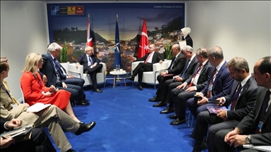 Presiden Turki bertemu PM Inggris di sela KTT NATO di Madrid