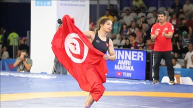 JM Oran 2022 : la championne tunisienne Marwa Amri décroche une médaille d'or en lutte libre