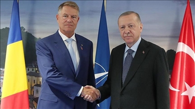 Turkish president meets his Romanian counterpart in Madrid