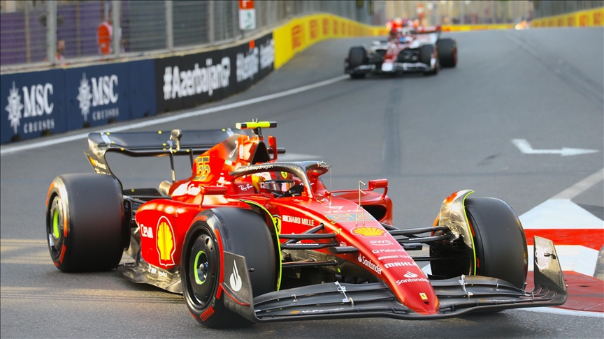 Ferrari's Sainz takes pole position for Sunday's British Grand Prix