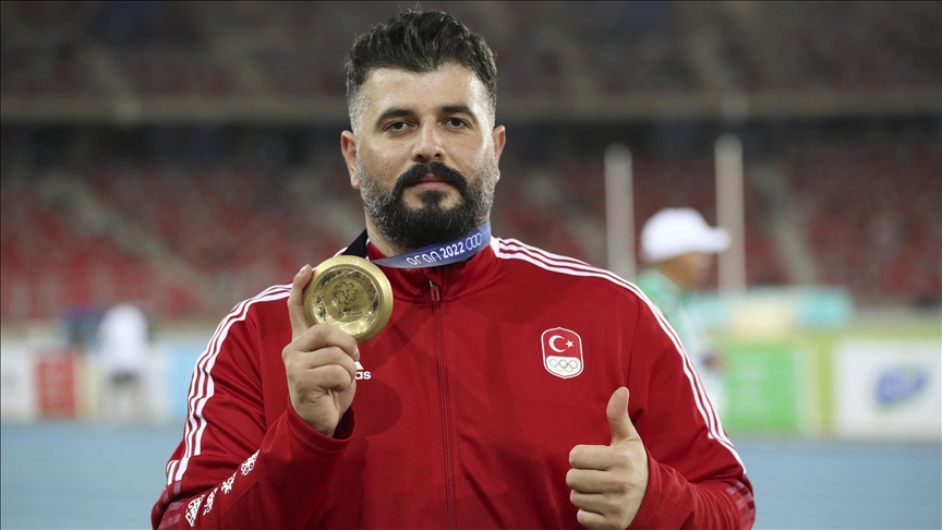 Turkish hammer thrower secures gold medal at Mediterranean Games