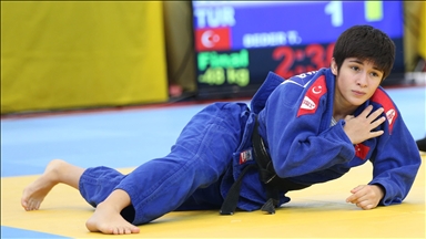 Milli judocu Tuğçe Beder'den Avrupa Açık Kupası'nda altın madalya 
