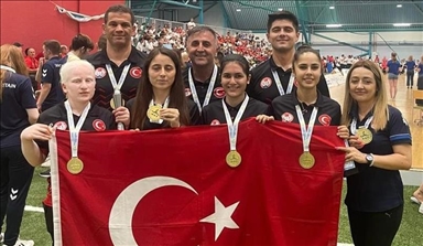 تیم گل‌بال زنان زیر  19 سال ترکیه قهرمان اروپا شد