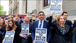 Barristers continue strike in England, Wales