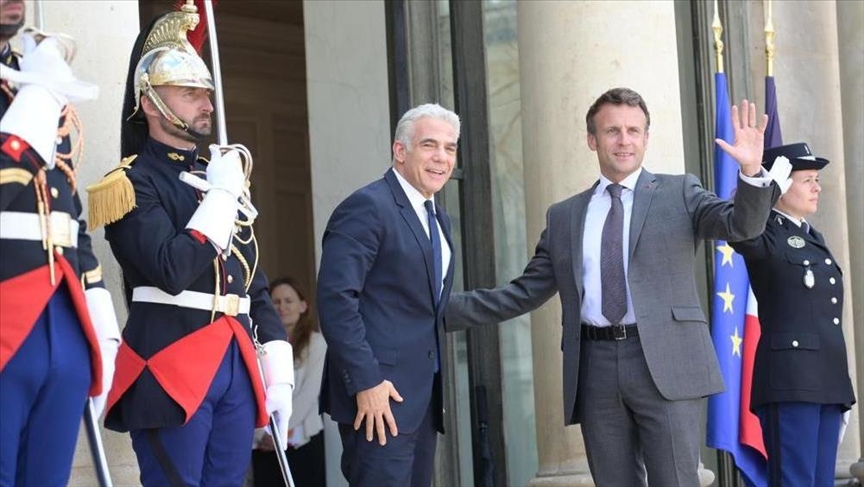 French president, Israeli interim premier discuss Iran nuclear deal, Hezbollah