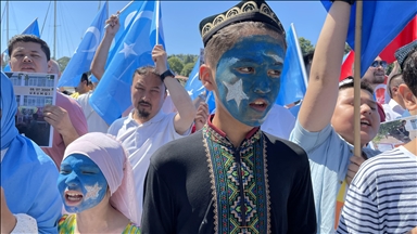 В Стамбуле прошла акция с осуждением политики КНР в отношении уйгуров