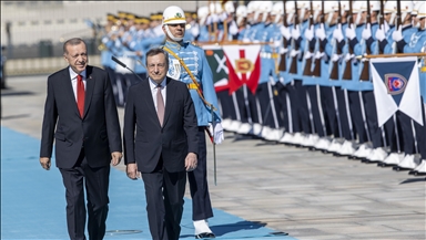 Turkiye: Predsjednik Erdogan uz najviše državne počasti dočekao premijera Italije Draghija