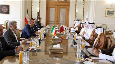 دیدار وزرای خارجه ایران و قطر در تهران