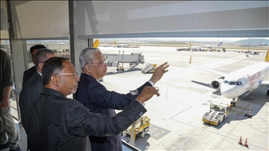 Malaysian prime minister visits Istanbul Sabiha Gokcen Airport