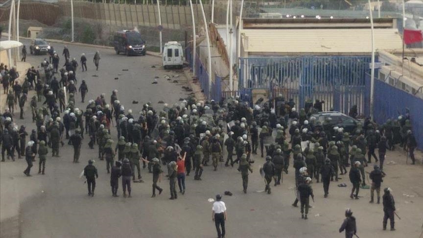 الرباط: المهاجرون عنفوا رجال الأمن أثناء محاولة اقتحام مليلية