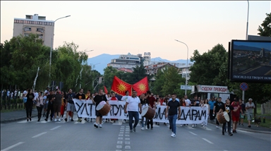 На протестот во Скопје против францускиот предлог се случи вооружен инцидент 