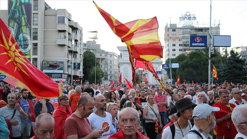 Skoplje: Pod motom "Ultimatum - ne hvala" nastavljeni protesti protiv francuskog prijedloga