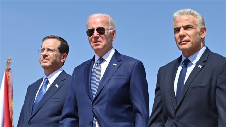 Biden arrives in Israel at start of Mideast tour