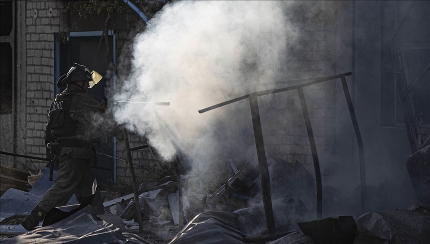 Ukrayna'nın Slavyansk şehri Rus güçlerince vuruldu