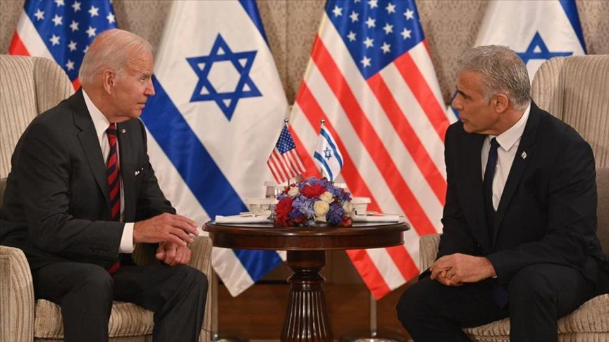 بايدن يستهل اليوم الثاني من زيارته لإسرائيل بلقاء مع رئيس الوزراء