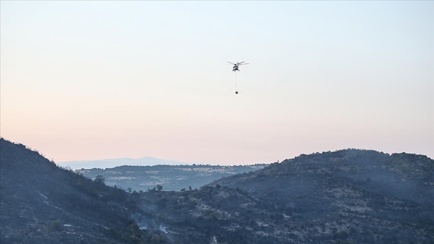 Balıkesir'de ormanlık alanda çıkan yangın kontrol altına alındı