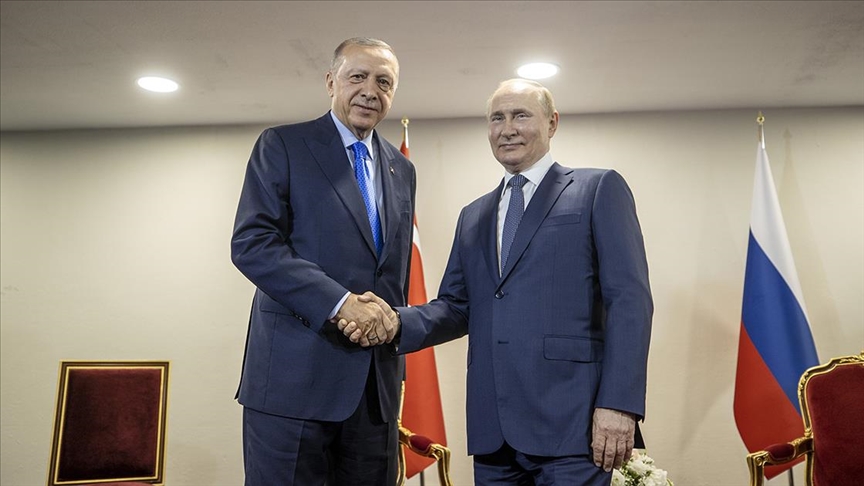 Cumhurbaşkanı Erdoğan, Rusya Devlet Başkanı Putin ile bir araya geldi