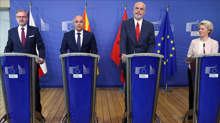 EU starts accession talks with Albania, North Macedonia