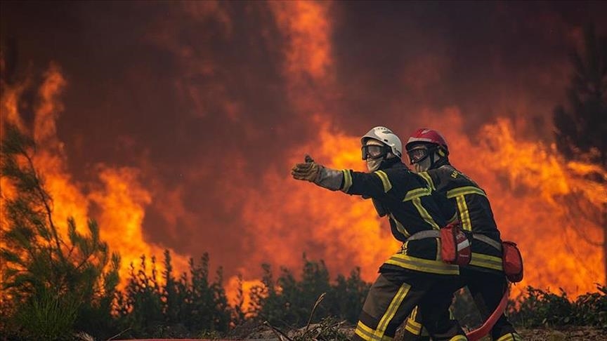Лесные пожары во Франции: дым и запах ощущаются в Париже