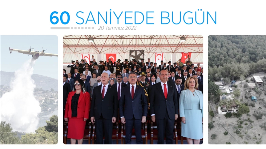 60 saniyede bugün (20 Temmuz 2022)