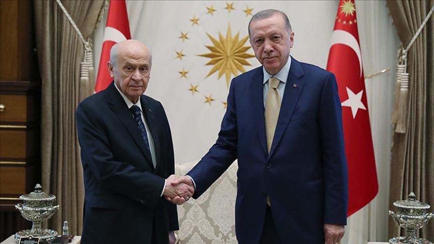 Cumhurbaşkanı Erdoğan, MHP Genel Başkanı Bahçeli ile telefonda görüştü