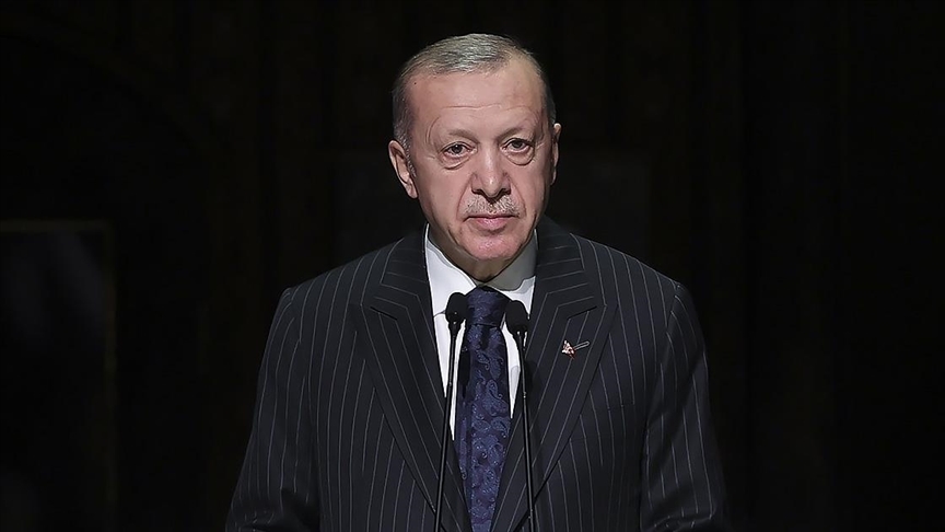 Cumhurbaşkanı Erdoğan'dan şehit asker ve güvenlik korucularının ailelerine taziye mesajı 