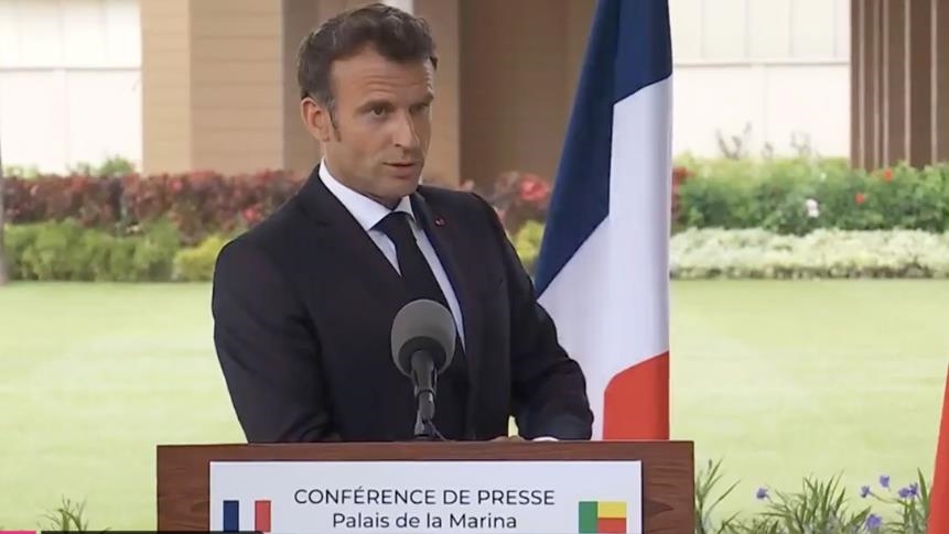 Bénin : Le président Français arrive à Cotonou 