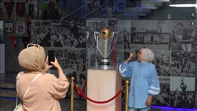 Trabzonspor'un şampiyonluk kupasına bir ayda 80 bin ziyaretçi 