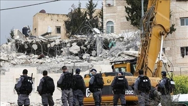 L'armée israélienne démolit une maison palestinienne qui abritait 8 personnes