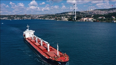 1st Ukraine grain-carrying ship leaving Istanbul for Lebanon