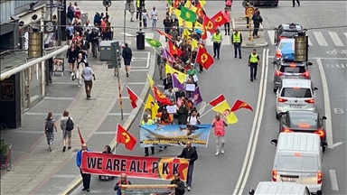 Сторонники YPG/PKK вышли на демонстрацию в Стокгольме